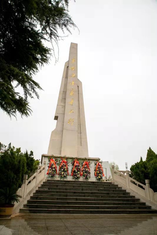 疏雨洗清明 芳菲祭英烈—— 安彩高科開展“學(xué)黨史、祭英烈、傳精神”主題活動